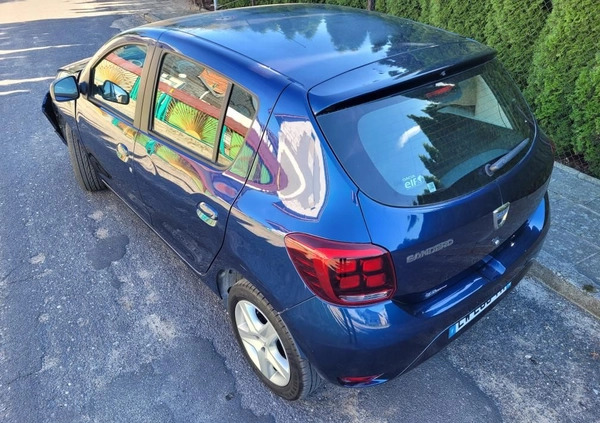 Dacia Sandero cena 12900 przebieg: 11136, rok produkcji 2018 z Miłakowo małe 596